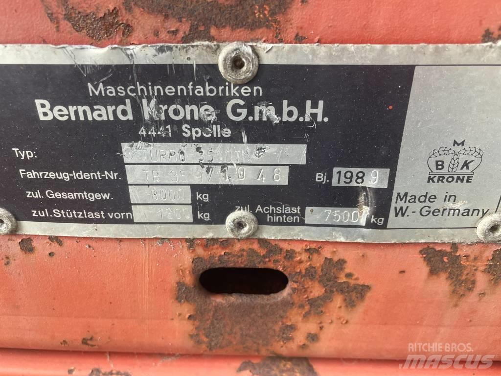 Krone Turbo 3500 Samoutovarne prikolice