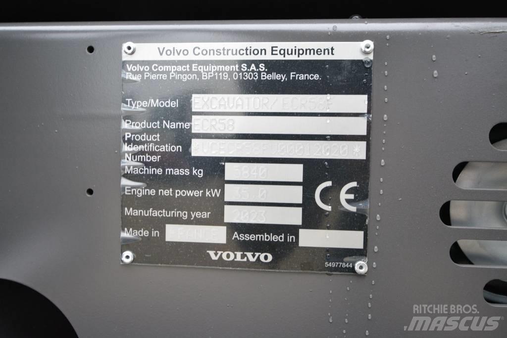 Volvo ECR 58 F Mini bageri < 7t
