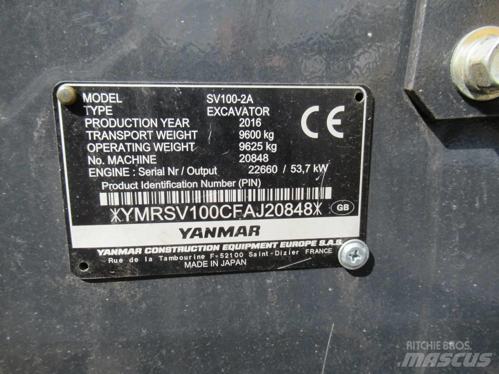 Yanmar SV 100-2A Midi bageri 7t – 12t