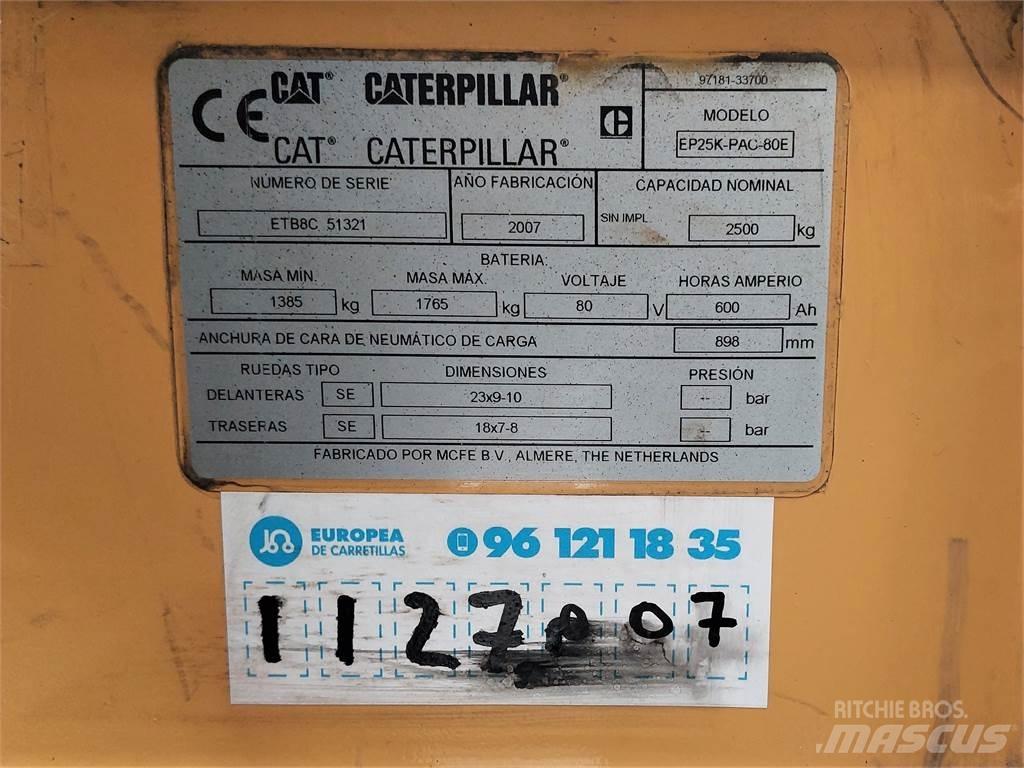 CAT EP25K PAC Električni viljuškari