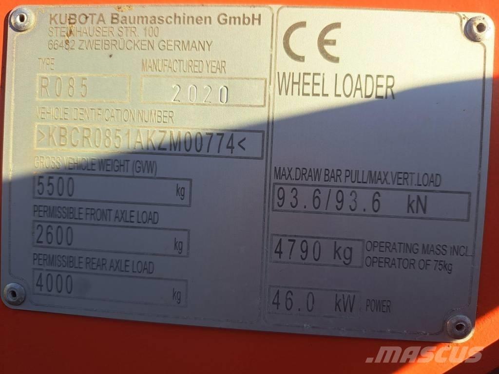 Kubota R 085 Utovarivači na točkove