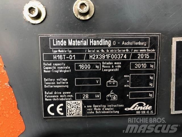 Linde H16T-01 Plinski viljuškari