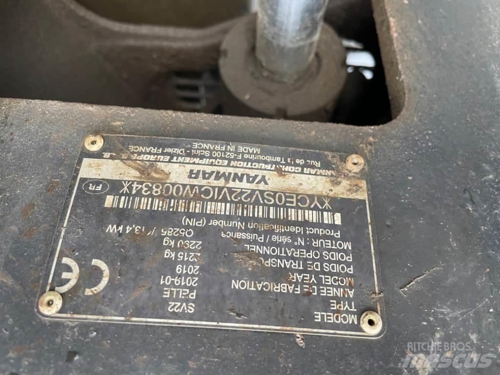 Yanmar SV22 (00834) Mini bageri < 7t