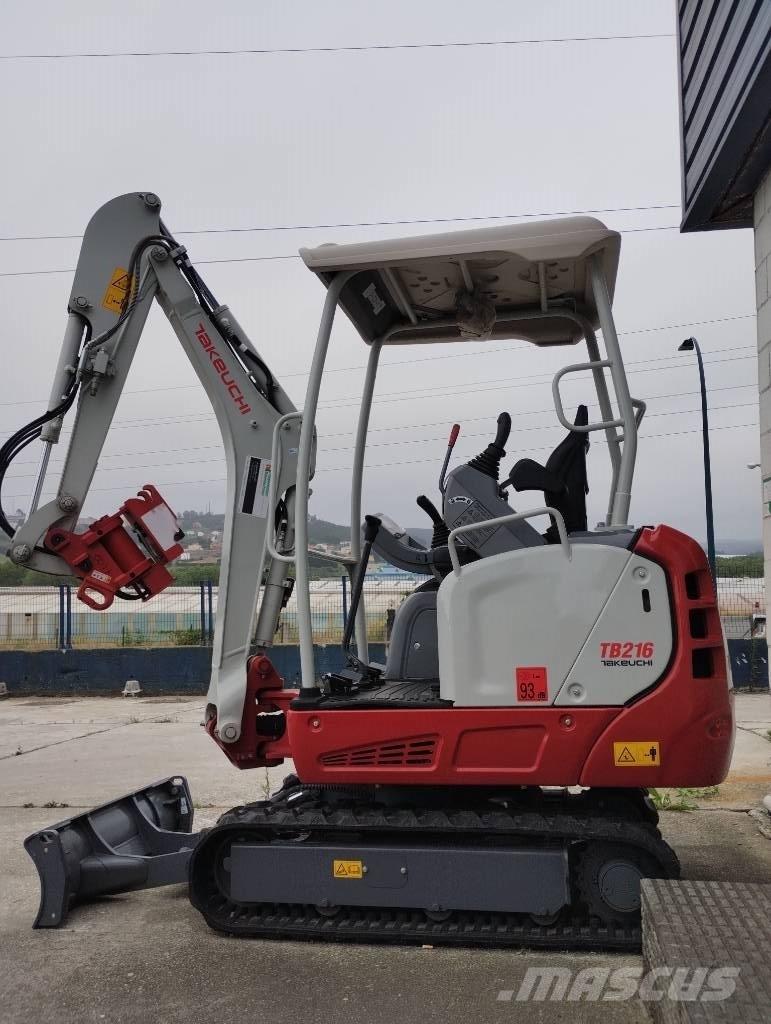 Takeuchi TB 216 Mini bageri < 7t
