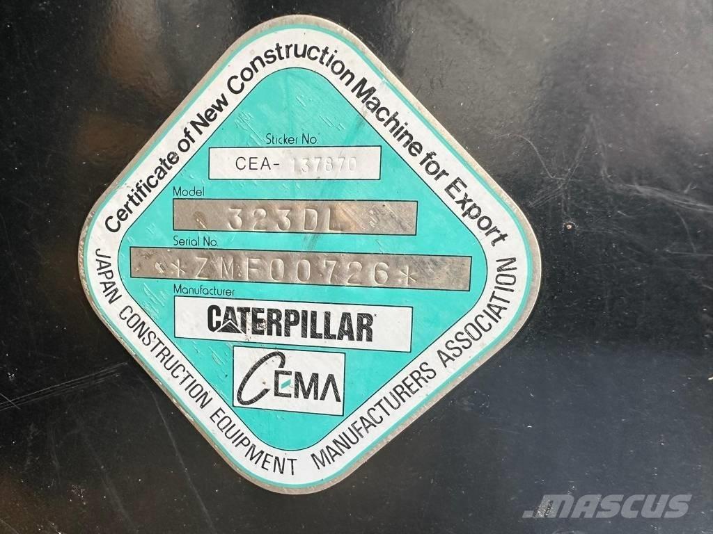 CAT 323 D LN Bageri guseničari