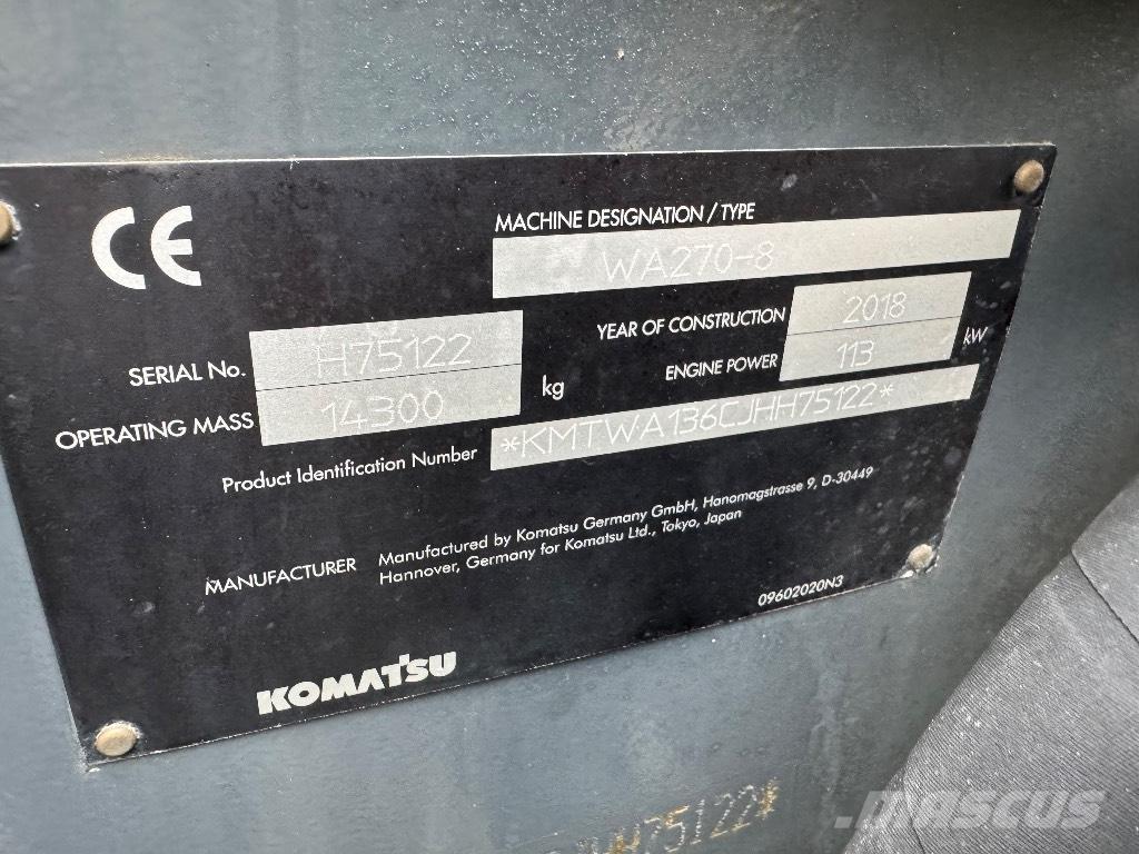 Komatsu WA 270-8 Utovarivači na točkove