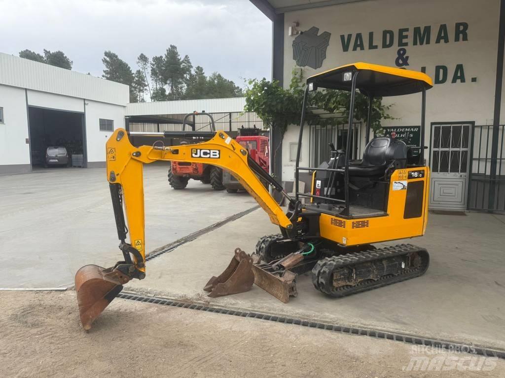 JCB 16 C-1, 821h Mini bageri < 7t