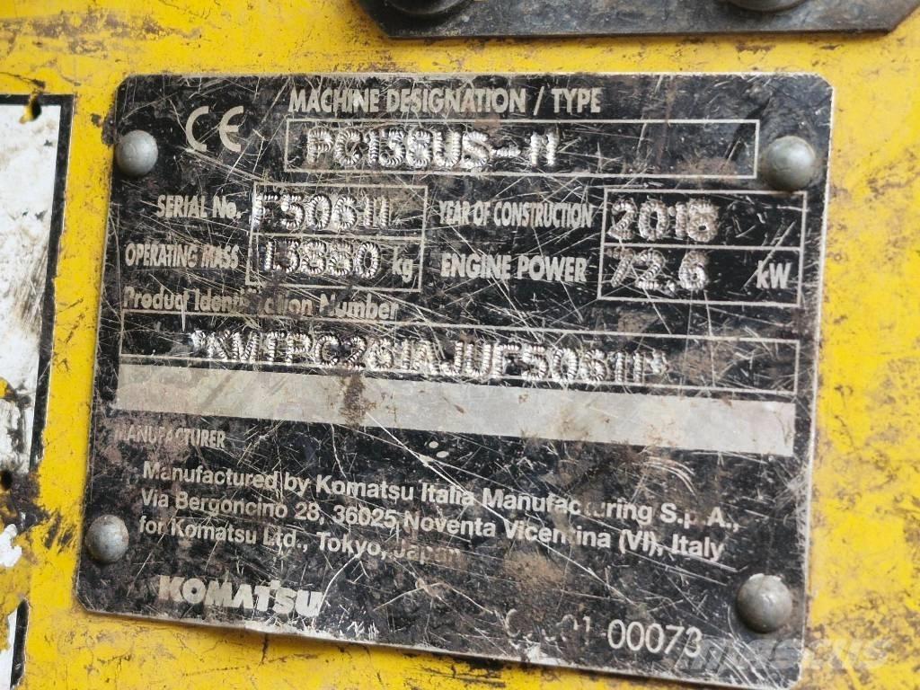 Komatsu PC 138 US-11 Bageri guseničari