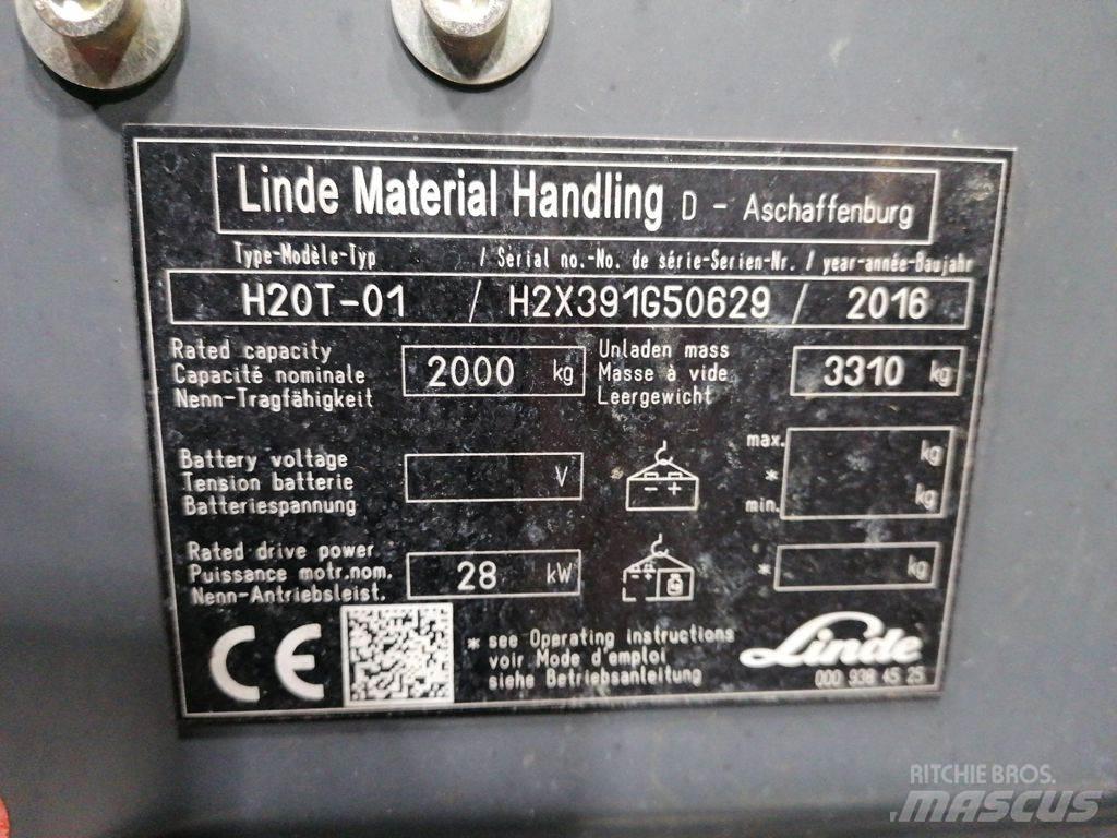 Linde H20T-01 Plinski viljuškari
