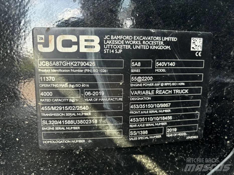 JCB 540-140 Teleskopski viljuškari