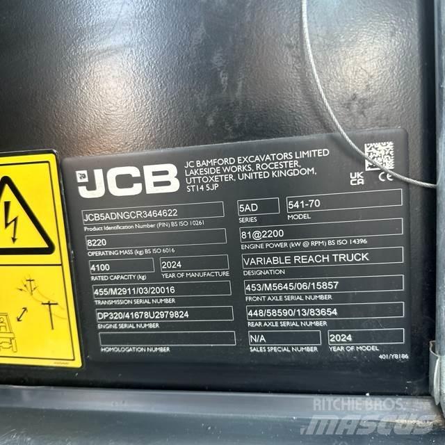 JCB 541-70 Teleskopski viljuškari