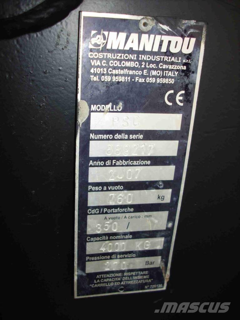 Manitou PSC4000 Ostalo