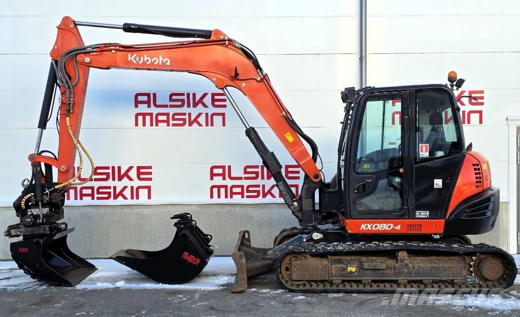 Kubota KX 080-4 Midi bageri 7t – 12t
