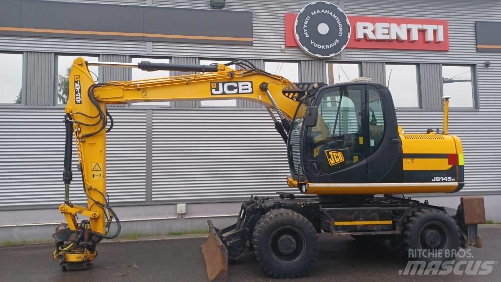 JCB JS 145 W Bageri točkaši