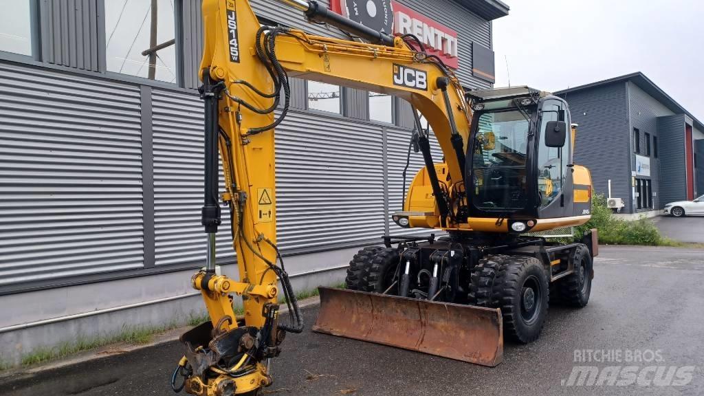 JCB JS 145 W Bageri točkaši
