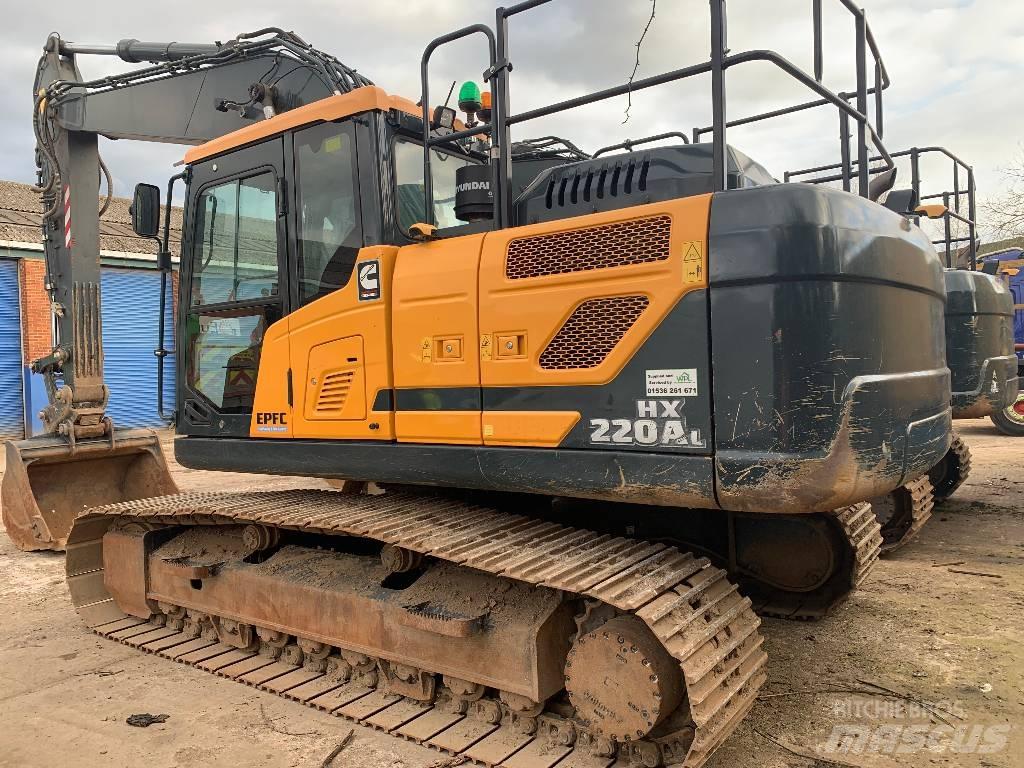 Hyundai HX220A L Bageri guseničari