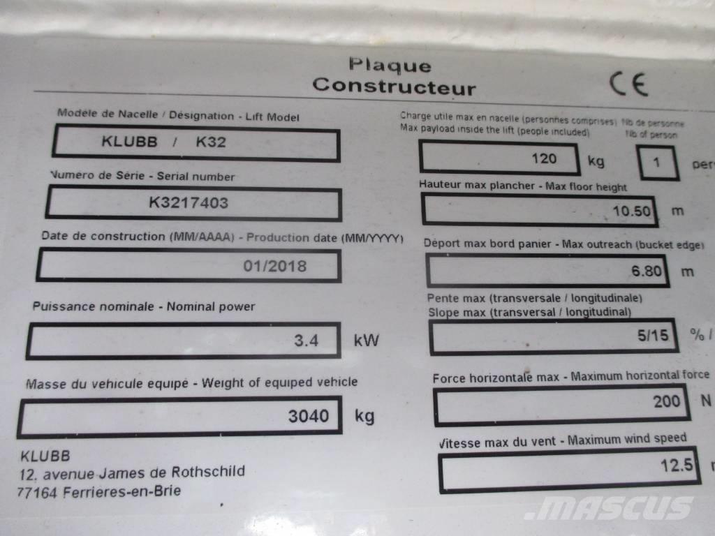 Klubb K32 Auto korpe