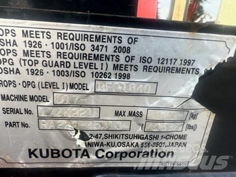 Kubota U 17-3 Mini bageri < 7t