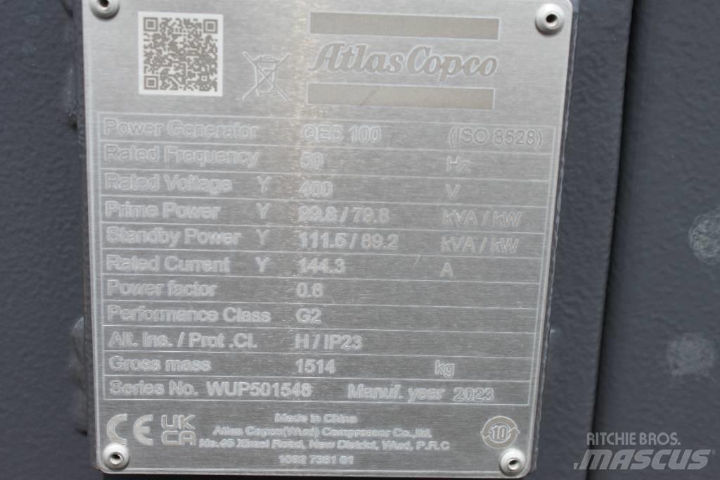 Atlas Copco QES 100 Dizel generatori
