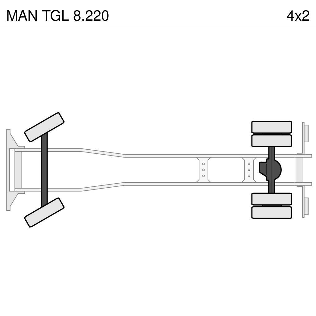 MAN TGL 8.220 Sanduk kamioni