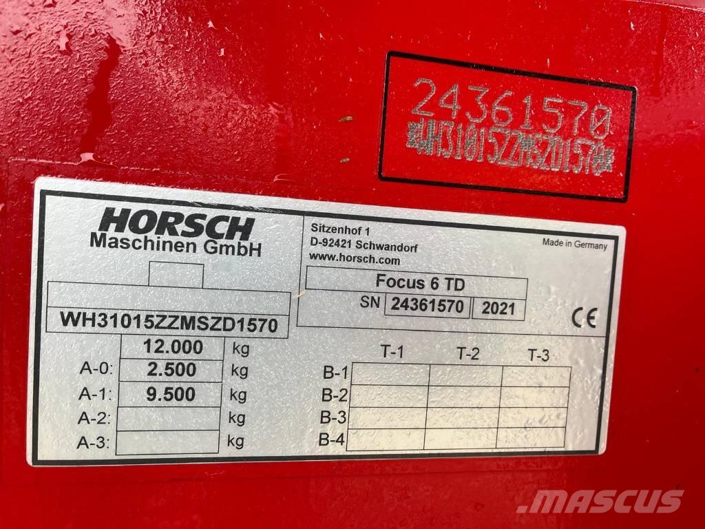 Horsch Focus 6 TD Sejačice