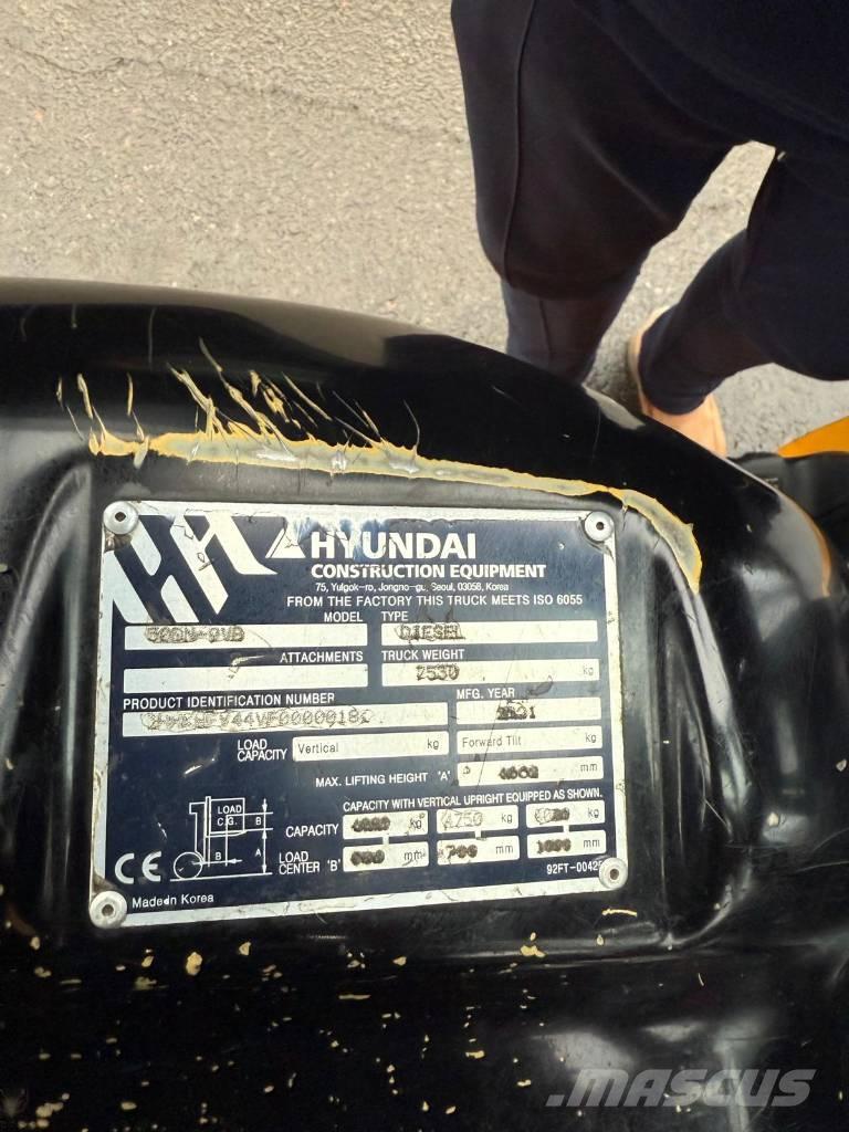 Hyundai 50 DN-9 VB Dizelski viljuškari