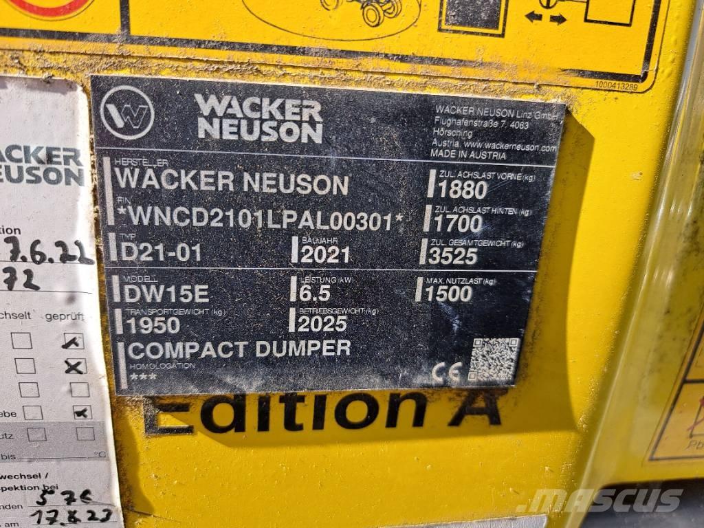 Wacker Neuson DW15e Damperi za gradilište