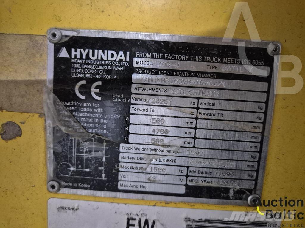 Hyundai 30B-9 Električni viljuškari