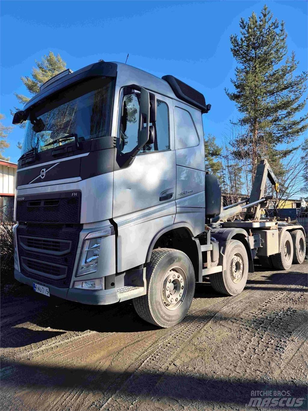 Volvo FH460 Rol kiper kamioni sa kukom za podizanje tereta