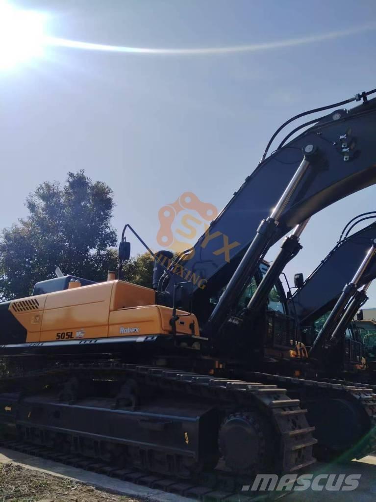 Hyundai R 505 L VS Bageri guseničari