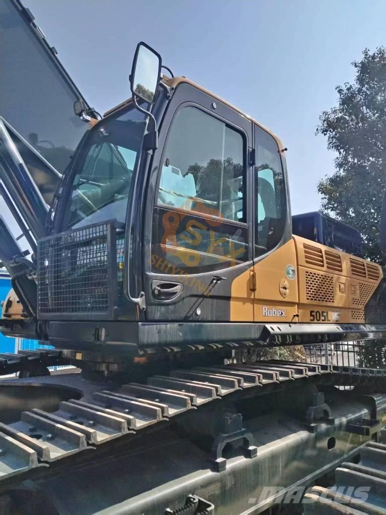 Hyundai R 505 L VS Bageri guseničari