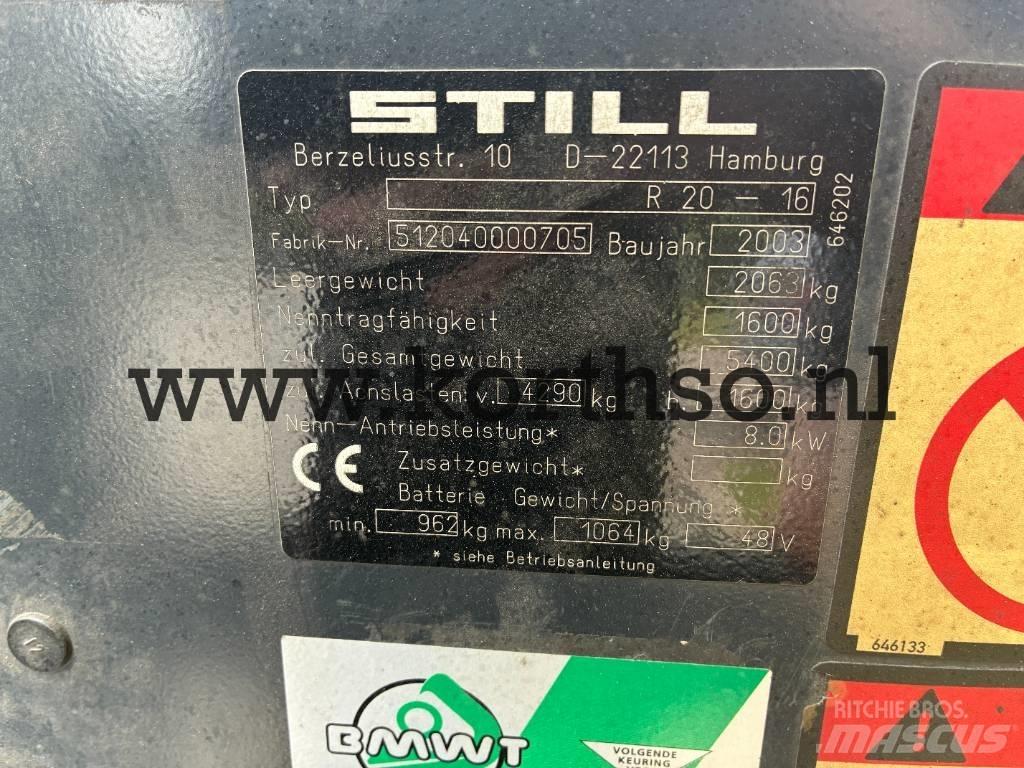 Still R 20-16 Električni viljuškari