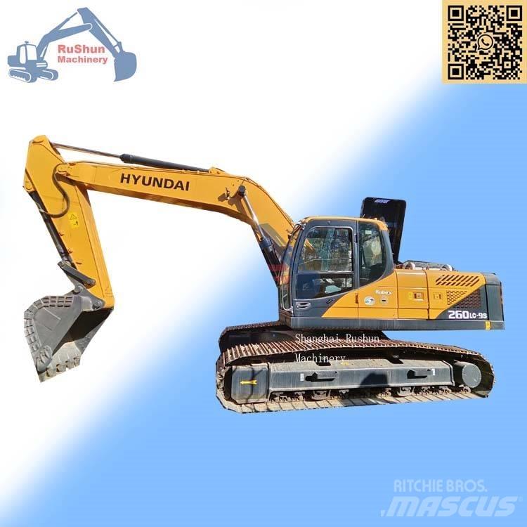 Hyundai 260 LC Bageri guseničari