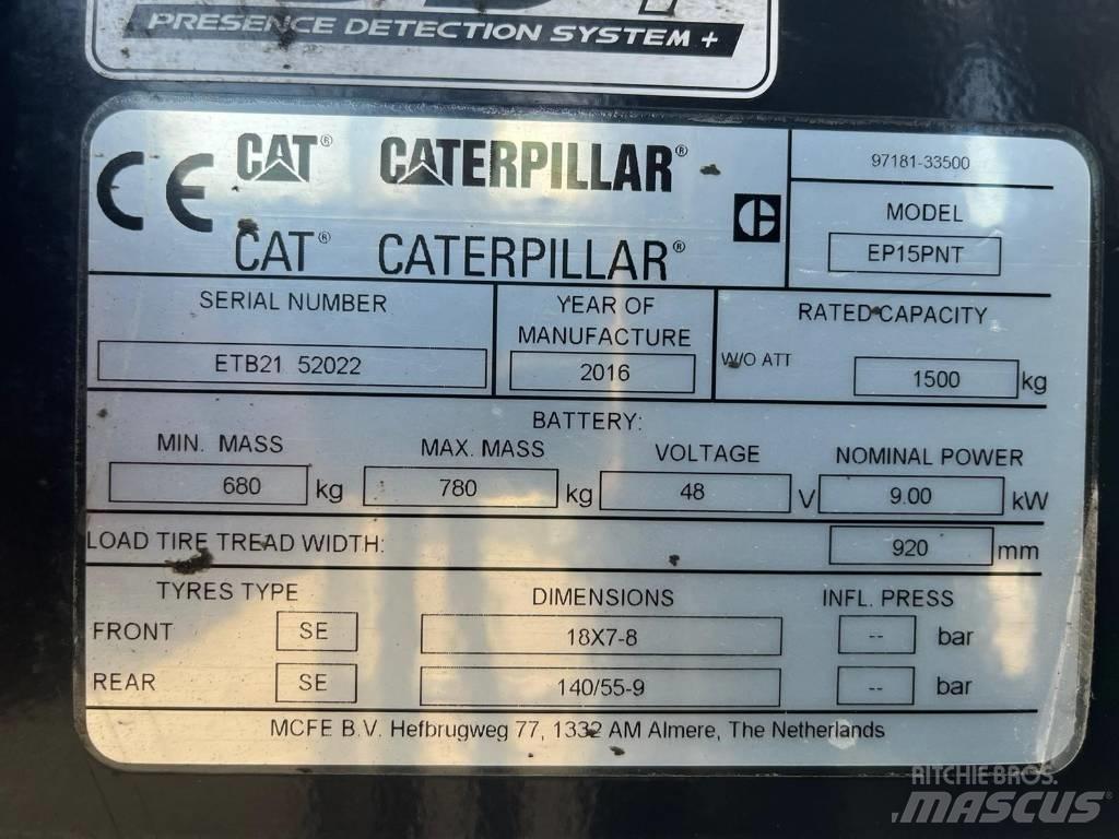 CAT EP15NT Električni viljuškari
