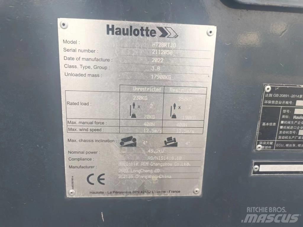 Haulotte HT28RTJO Teleskopske podizne platforme