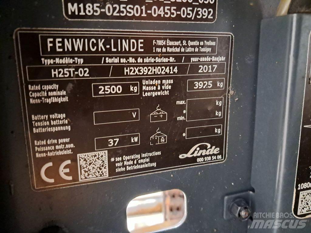 Linde H25T-02 Plinski viljuškari
