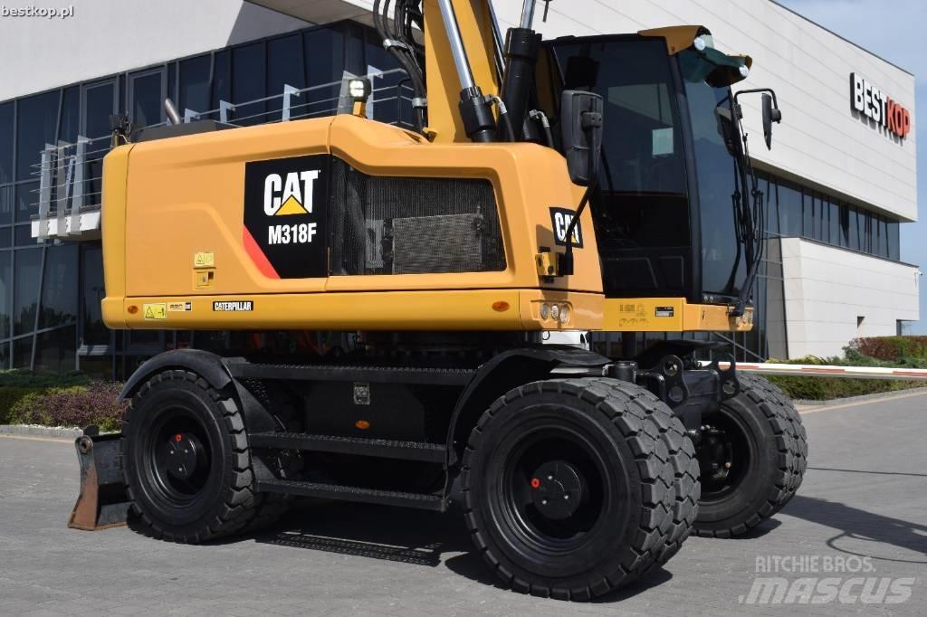 CAT M 318 F Bageri točkaši