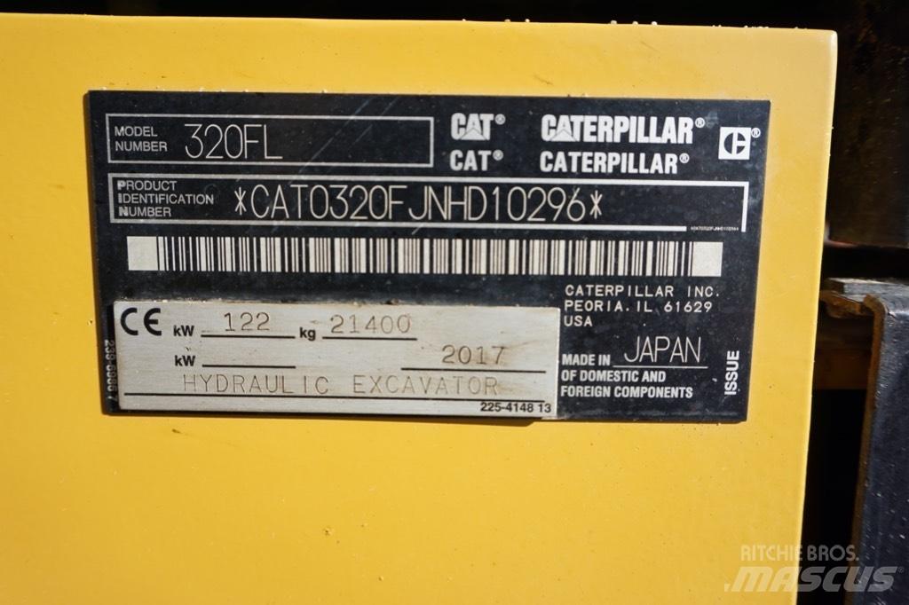 CAT 320 FL Bageri guseničari