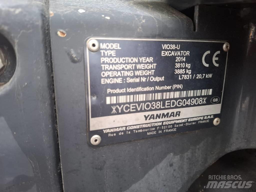 Yanmar Vio 38-U Mini bageri < 7t