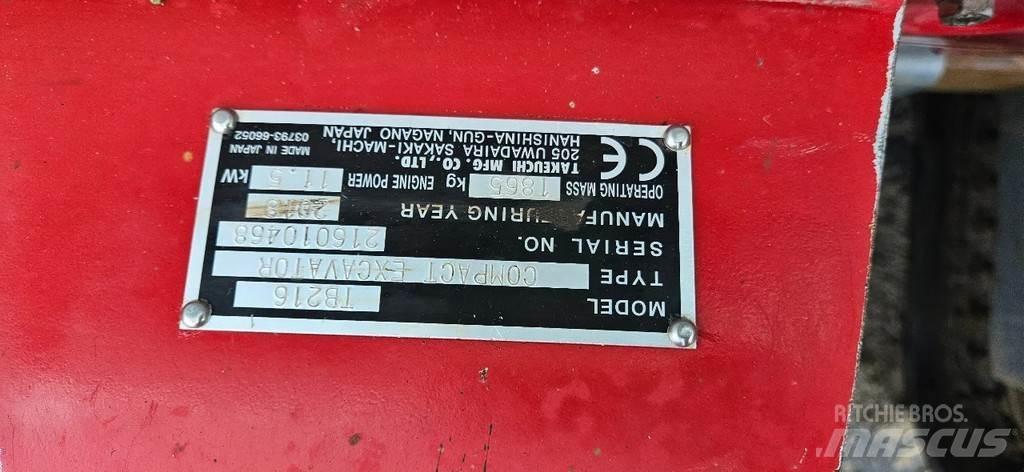 Takeuchi TB216 Mini bageri < 7t