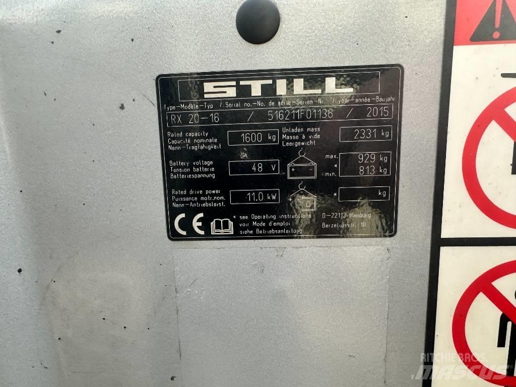 Still RX20-15 Električni viljuškari