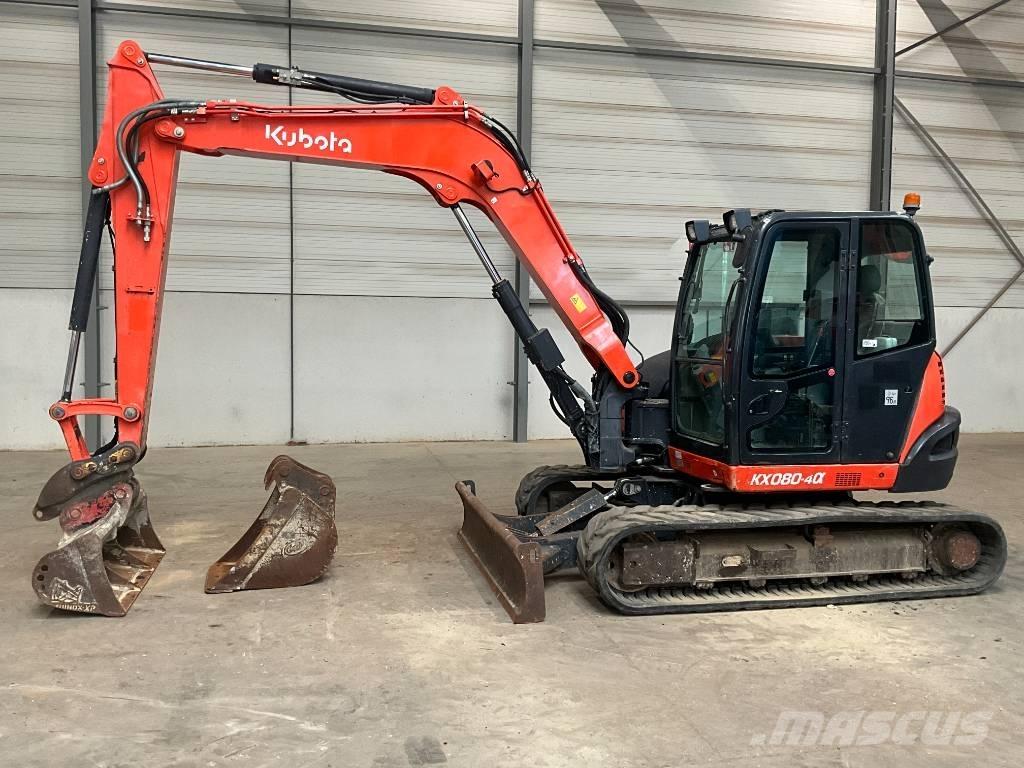 Kubota KX 080-4 A Midi bageri 7t – 12t