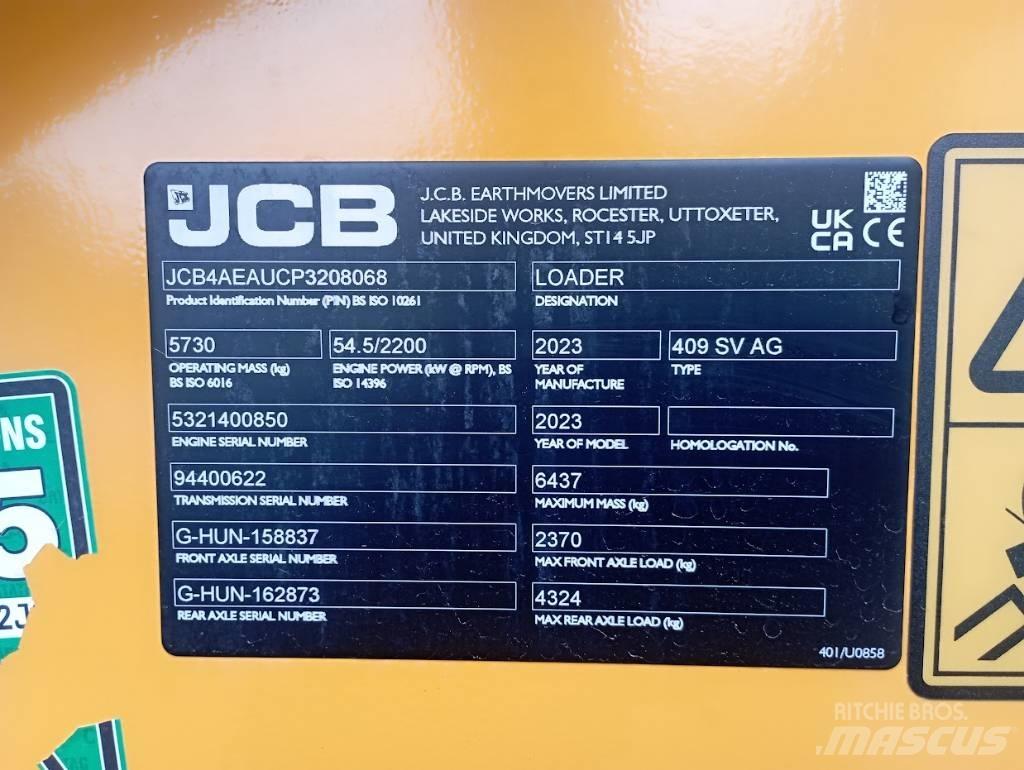 JCB 409 Utovarivači na točkove