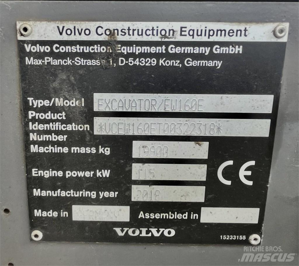 Volvo EW 160 E Bageri točkaši