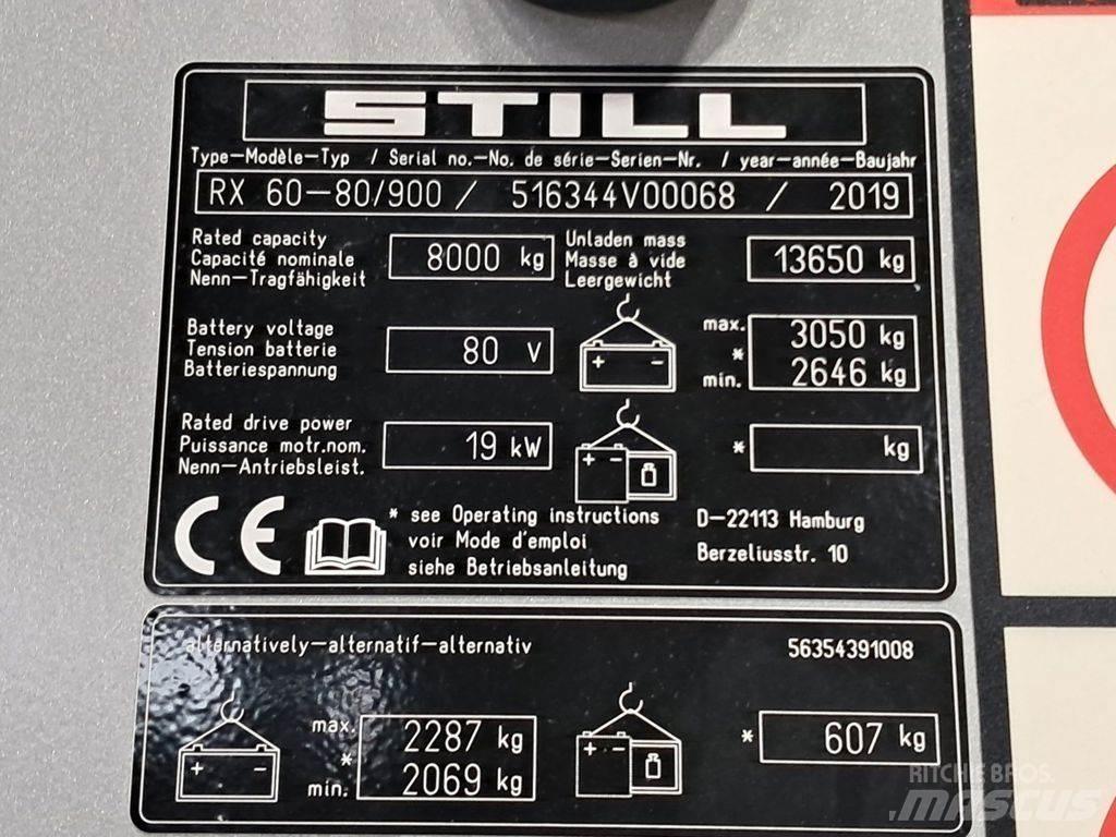 Still RX60-80/900 Električni viljuškari