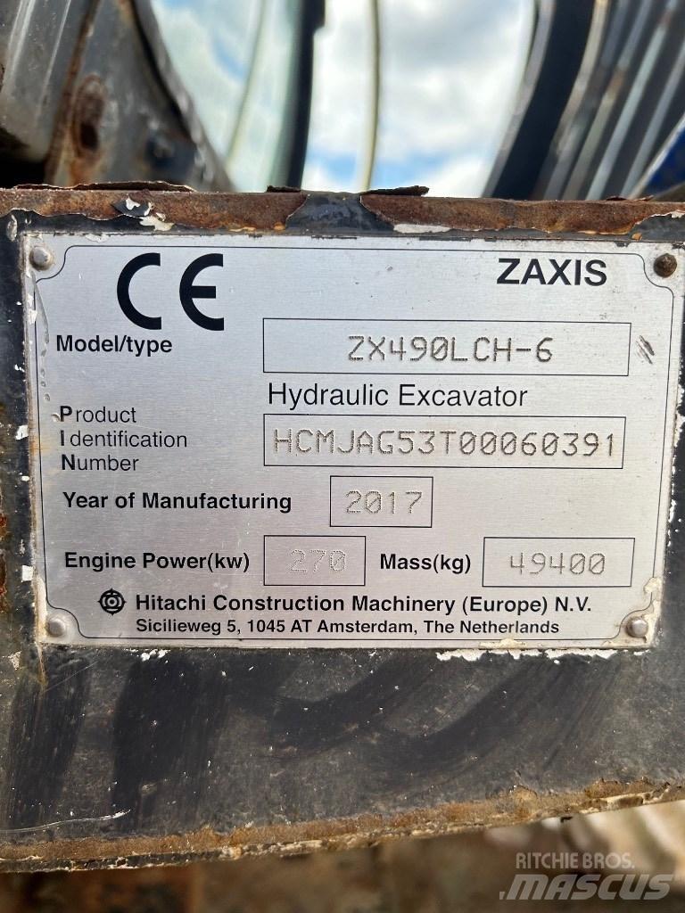 Hitachi 490 LCH-6 Bageri guseničari