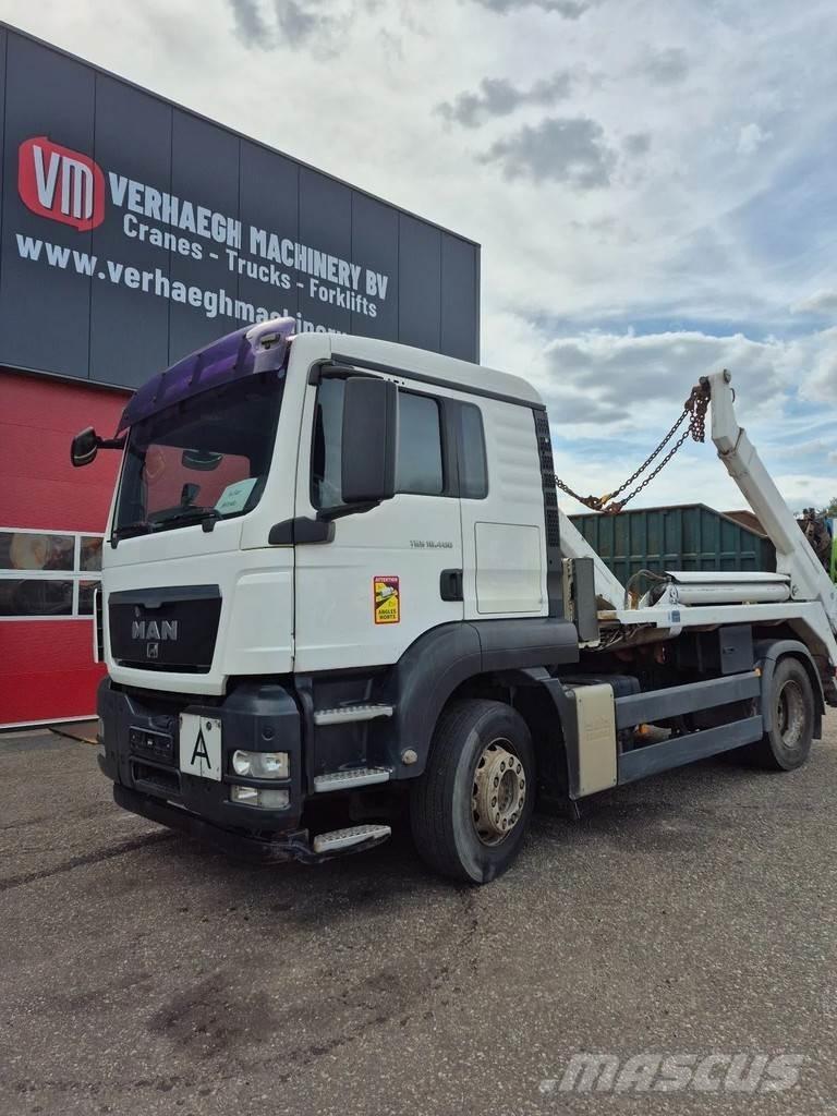 MAN TGS 18.400 Rol kiper kamioni sa kukom za podizanje tereta