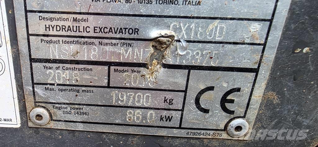 CASE CX180D Bageri guseničari
