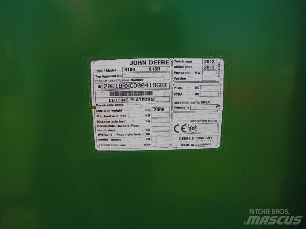 John Deere 618 R Glave hederi za kombajne