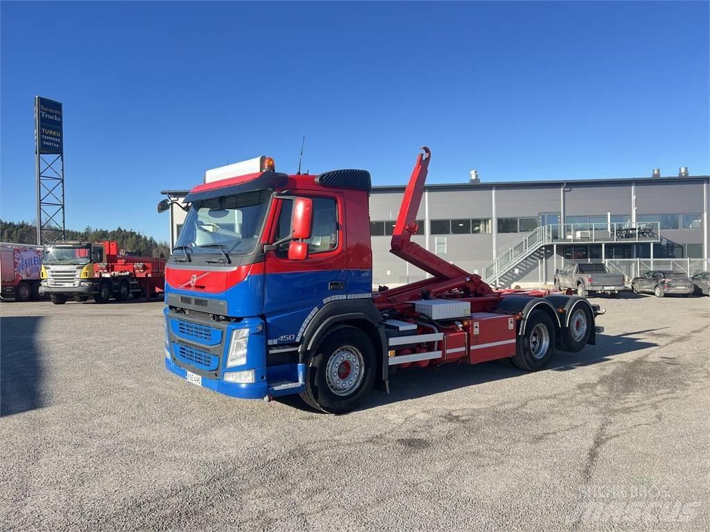 Volvo FM450 6X2 Rol kiper kamioni sa kukom za podizanje tereta